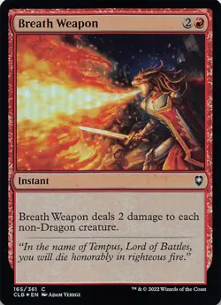 Breath Weapon CLB 165 Foil English NM - MTG - Image 1