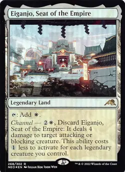Eiganjo, Seat of the Empire NEO 268 Foil English NM - MTG - Image 1
