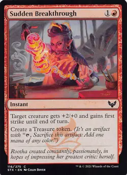 Sudden Breakthrough C Strixhaven: School of Mages 116 NM - Image 1