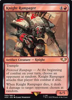 Knight Rampager R Universes Beyond: Warhammer 40,000 80 NM - Image 1