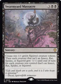Swarmyard Massacre BLC 20 Normal English NM - MTG - Image 1