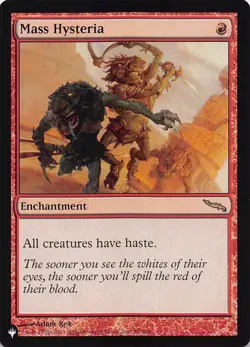 Mass Hysteria LIST 99/306 Normal English NM - MTG - Image 1