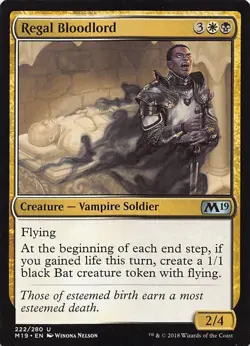 Regal Bloodlord M19 222 Normal English NM - MTG - Image 1