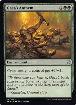 Gaea's Anthem TSR 204 Normal English NM - MTG - Image 1