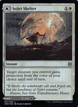 Sejiri Shelter ZNR 37 Foil English NM - MTG - Image 1