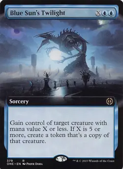Blue Sun's Twilight (Extended Art) ONE 379 English NM - MTG - Image 1