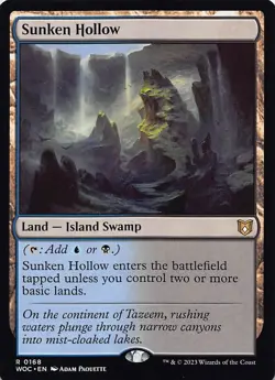 Sunken Hollow WOC 168 Normal English NM - MTG - Image 1