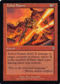 Tribal Flames INV 176 Normal English NM - MTG - Image 1