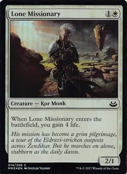 Lone Missionary MM3 14 Foil English NM - MTG - Image 1