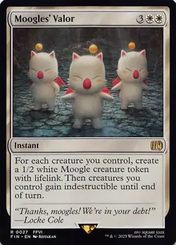 Moogles' Valor FIN 27 Normal English NM - MTG - Image 1