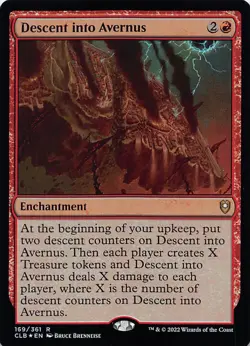 Descent into Avernus CLB 169 Foil English NM - MTG - Image 1