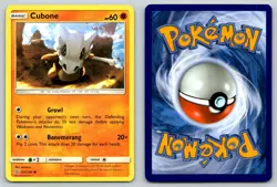 CUBONE 105/236 C UNIFIED MINDS POKEMON MP OTUMAMI - Image 3