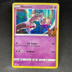 Mewtwo 056/172 Holo Trick or Trade BOOster Pokemon Promo NM - Image 1