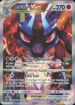 Lucario VSTAR SWSH291 Holo Promo Sword & Shield Promo Pokemon Lightly Played - Image 1