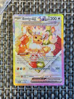 Pokemon TCG Eevee EX 174 Prismatic Evolutions Black Star Promo Card - Image 1