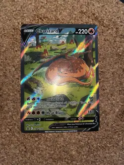Pokemon TCG Charizard v SWSH260 Sword & Shield Promo Card Near Mint Condition - Image 1