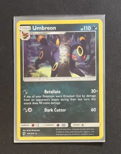 Pokemon Umbreon 120/214 Lost Thunder Rare Near Mint - Image 3