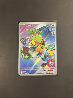 Pokemon Turtwig 040 First Partner Illustration Promo Full Art Holo NM - Image 4
