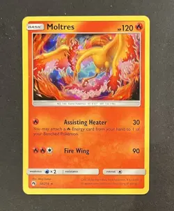 Pokemon TCG Moltres 38/214 Cracked Ice Holo Lost Thunder NM - Image 1