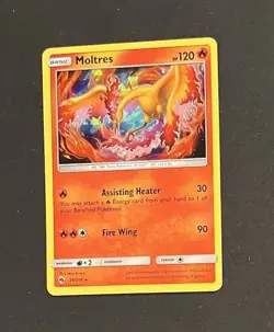 Pokemon TCG Moltres 38/214 Cracked Ice Holo Lost Thunder NM - Image 3