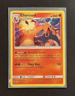 Pokemon Charizard 3/70 Dragon Majesty Rare Non Holo NM 2018 - Image 3