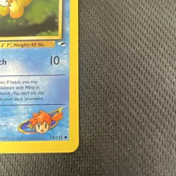 Misty's Psyduck 54/132 Uncommon 1st Edition Gym Heroes Pokemon Card MP4 - Image 3