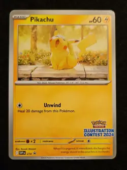 2025 Pokemon SV Black Star Promos - SVP EN Pikachu Illustration Contest #214 - Image 1