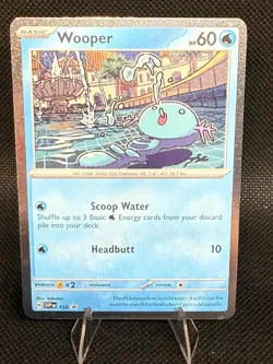 Wooper 155 Holo Promo Scarlet & Violet Promo Pokemon Near Mint - Image 1