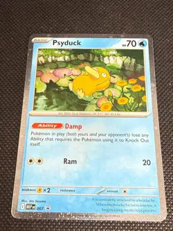 Psyduck 007 Holo Promo ME: Mega Evolution Promo Pokemon Near Mint - Image 1