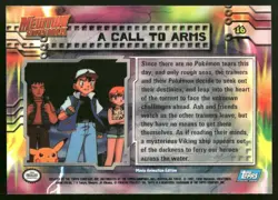 A Call to Arms #16 Pokemon 1999 Topps Movie LP - Image 2