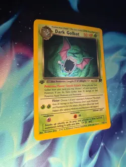Pokemon 1st Edition Dark Golbat Holo 7/82 Team Rocket Near Mint WOTC - Image 2
