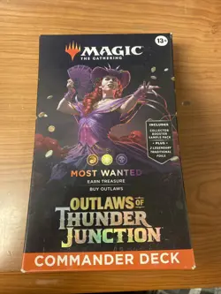 Magic the Gathering MTG Outlaws of Thunder Junction Most Wanted Commander Deck - Image 1
