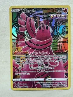 Pokemon TCG Oricorio GG04/GG70 Crown Zenith: Galarian Gallery Holo Rare NM - Image 1
