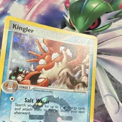 Pokemon TCG Kingler FireRed & LeafGreen 26/112 Rare Reverse Holo EN 2004 80HP - Image 2