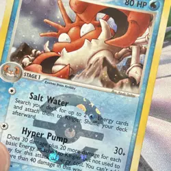 Pokemon TCG Kingler FireRed & LeafGreen 26/112 Rare Reverse Holo EN 2004 80HP - Image 4