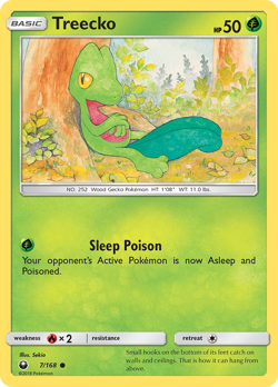 TREECKO 7/168 C CELESTIAL STORM POKEMON MP SEKIO - Image 4