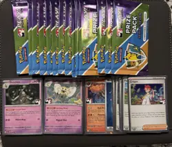Play! Pokemon Prize Pack Series Seven - 15 Packs + Stamped Cosmos Holo Lot - Image 1