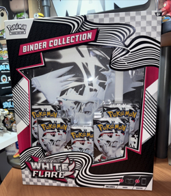 Pokemon TCG Scarlet & Violet White Flare Binder Collection - Factory Sealed - Image 1