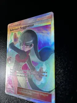 Pokemon Sabrina's Suggestion Full Art Holo 181/181 SM Team Up Ultra Rare EN 2019 - Image 2