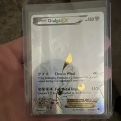 Dialga EX 122/119 XY Phantom Forces Full Art Holo Hard Signed - Image 1