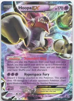 Hoopa EX XY71 Holo Promo XY Promo Pokemon Lightly Played - Image 1