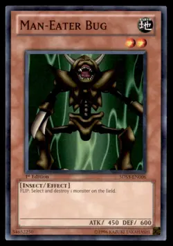 Yu Gi Oh! Man Eater Bug 5DS3 EN006 5DS3 1st Edition Regular - Image 1