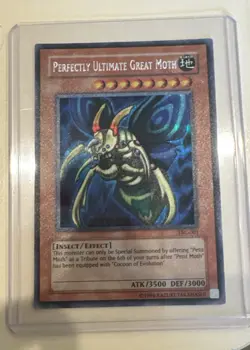 Perfectly Ultimate Great Moth TSC-001 Secret Rare Yu-Gi-Oh 2002 LP/NM - Image 1