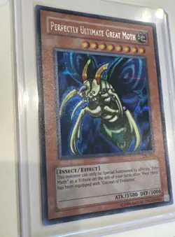 Perfectly Ultimate Great Moth TSC-001 Secret Rare Yu-Gi-Oh 2002 LP/NM - Image 3