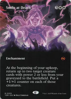 Smile at Death (Borderless) M Tarkir: Dragonstorm 329 - LP - Image 1