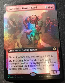 Hobgoblin Bandit Lord - Foil - Extended Art - AFR - MTG - EN - NM - 379 - Image 1
