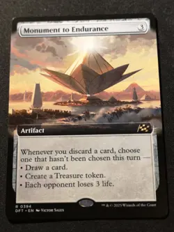 Monument To Endurance - Extended Art - DFT - MTG - EN - NM - 0394 - Image 1