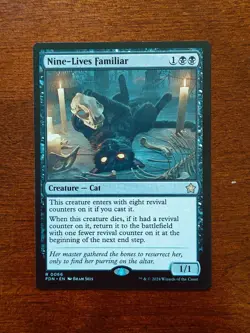 Magic The Gathering MTG - Nine-Lives Familiar - FDN - Image 1