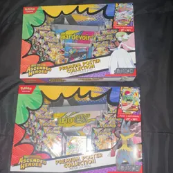 Pokemon: Ascended Heroes Poster Collection 2 Boxes Lucario And Gardevoir - Image 1
