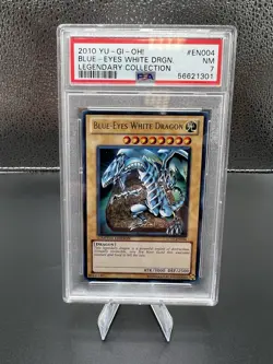 PSA 7 2010 Yu-Gi-Oh! Blue Eyes White Dragon Legendary Collection - Image 1